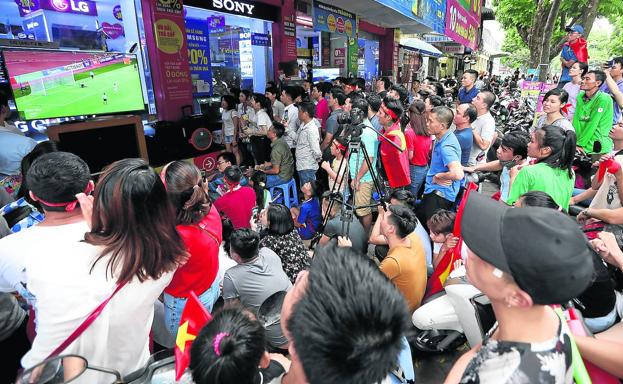 El mercado asiático es un filón para LaLiga a la hora de vender la retransmisión televisiva de sus partidos. 