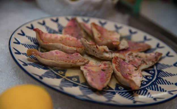 Un plato del Lobito de Mar.