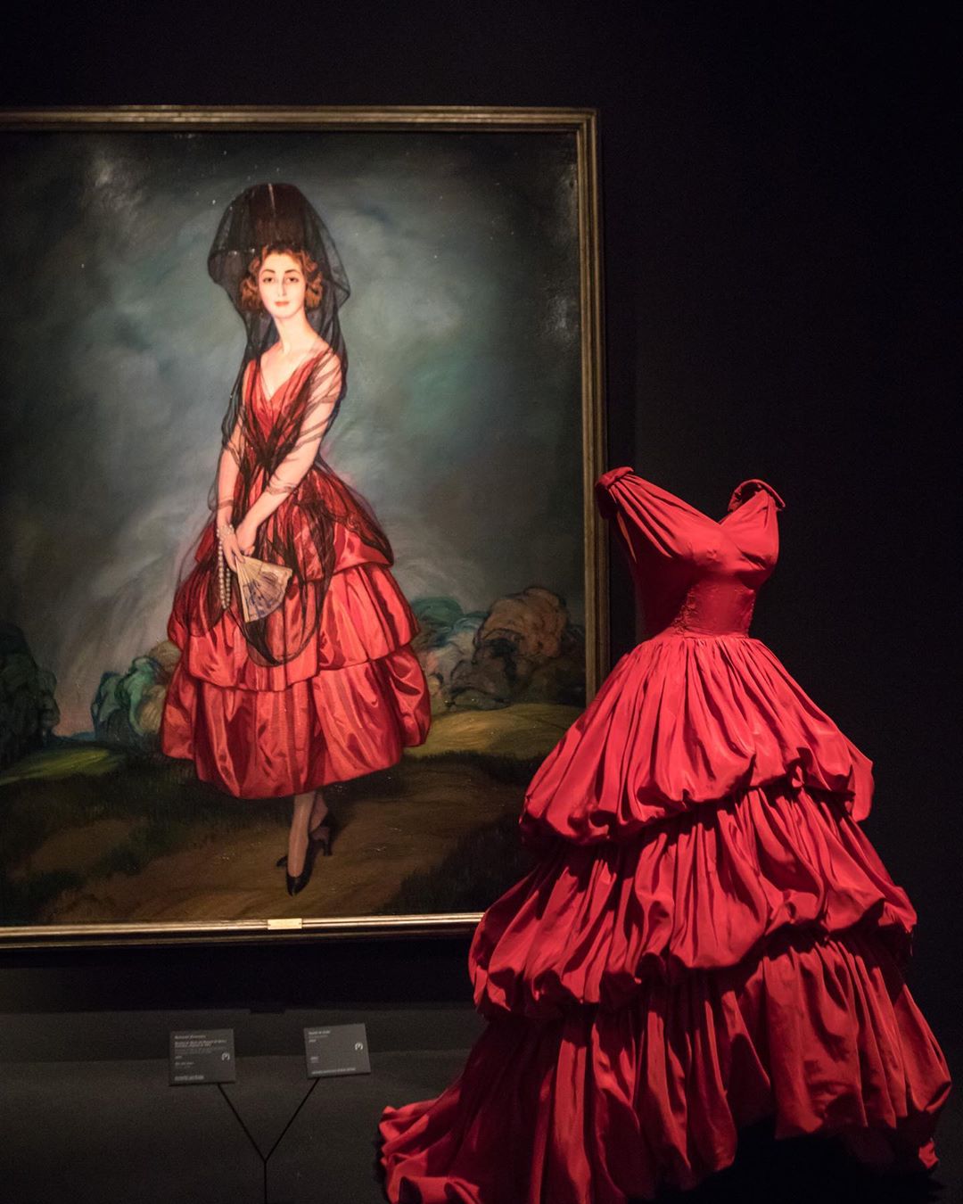 Exposición de Balenciaga en el Museo Thyssen-Bornemisza de Madrid.