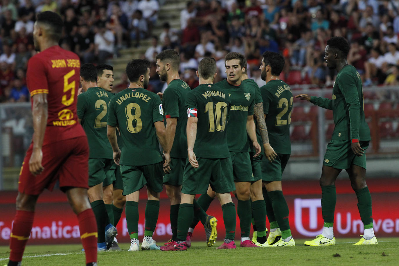 Fotos: El partido Athletic-Roma, en imágenes