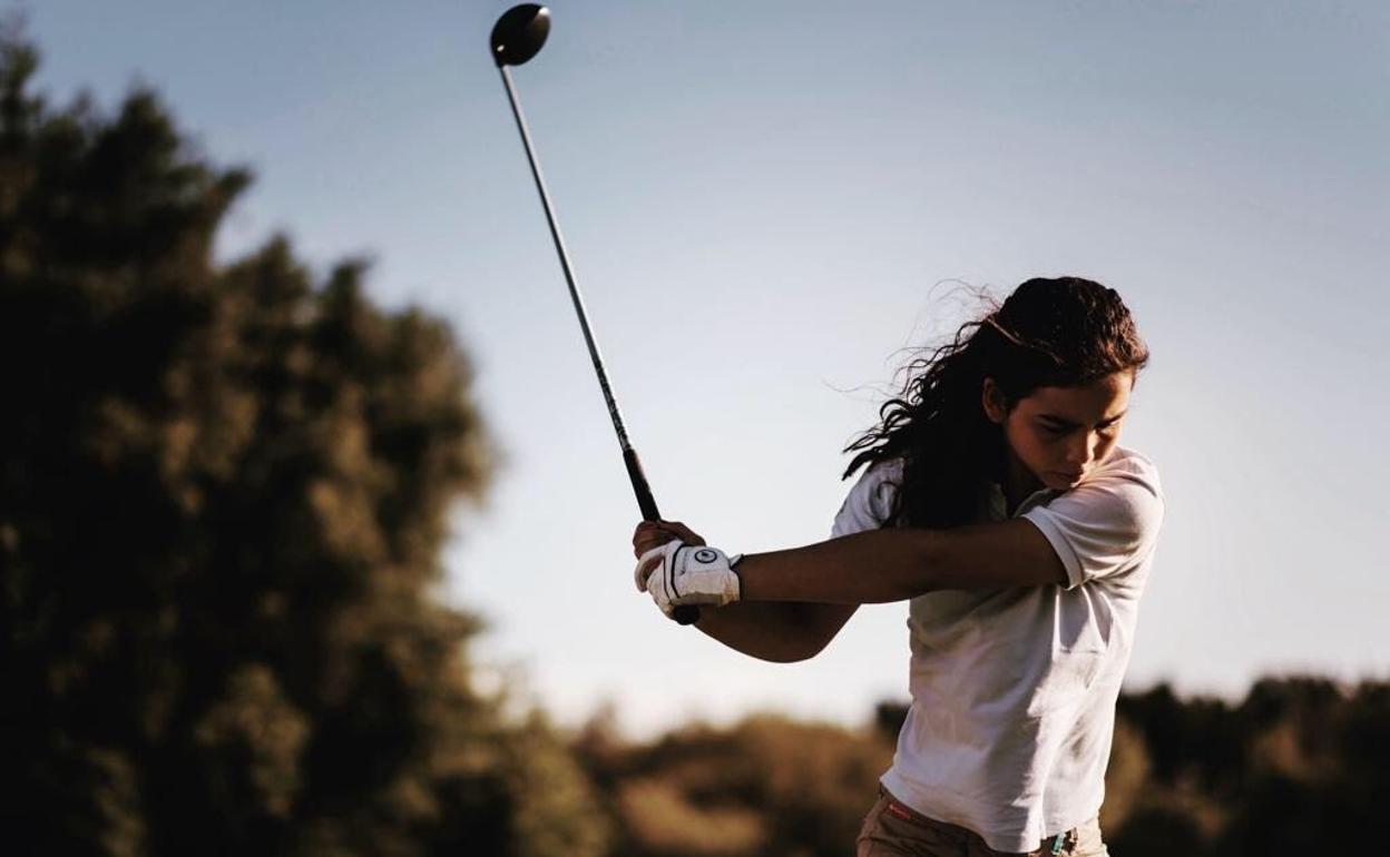 La golfista Carlota Palacios. 