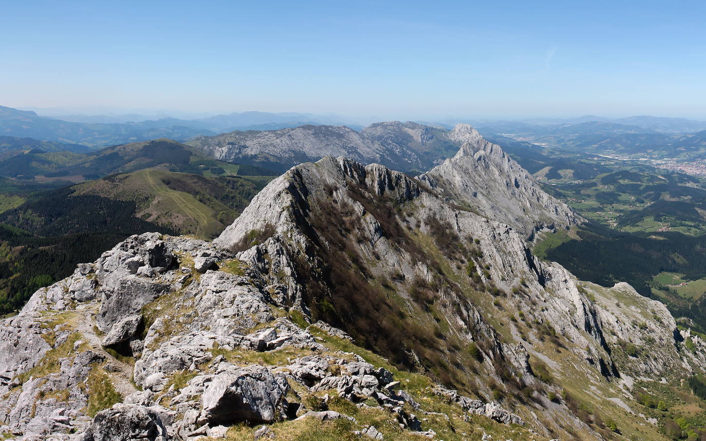 Vista aéra de Urkiola