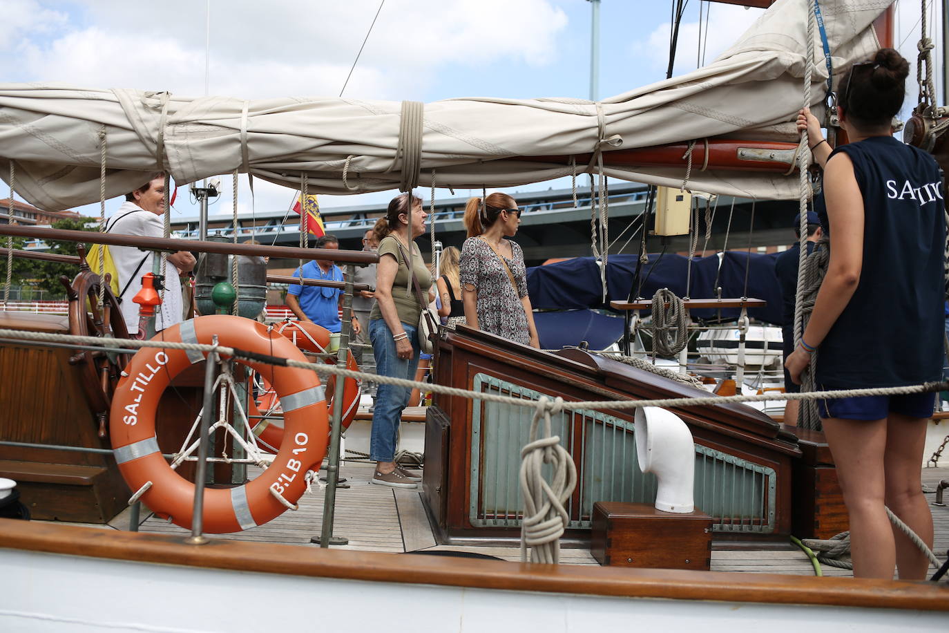 Fotos: La visita del velero &#039;Saltillo&#039; en el Museo Marítimo