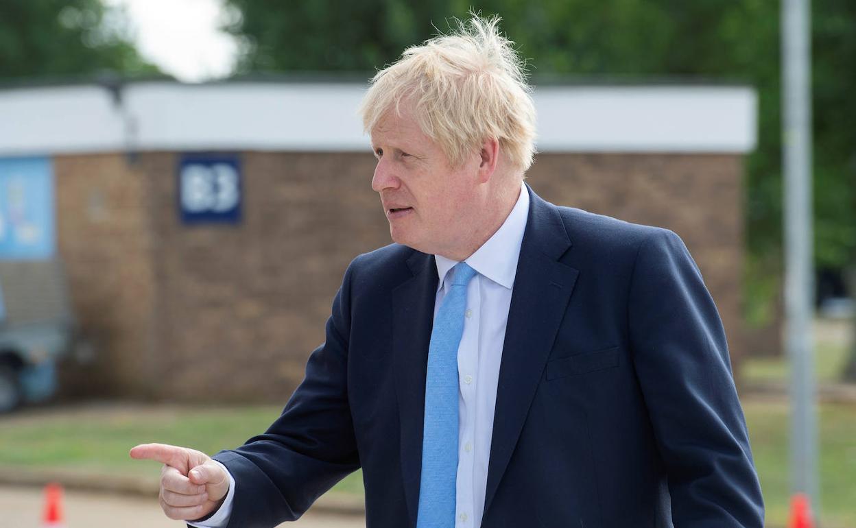 Boris Johnson, primer ministro británico.