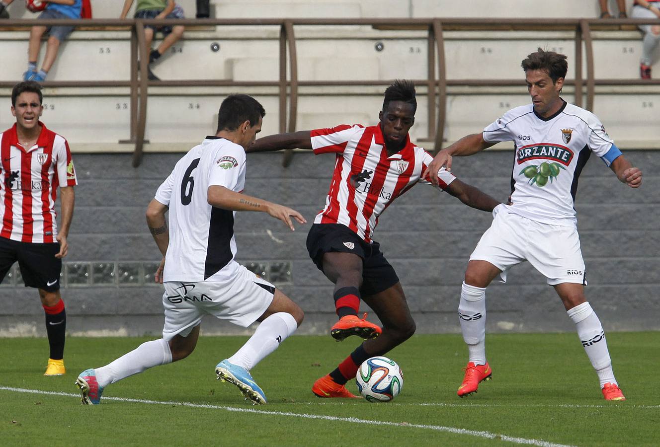 Williams, en un partido de Segunda B del Bilbao Athletic contra el Tudelano en octubre de 2014.