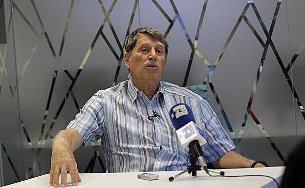 Odriozola en la entrevista a la agencia EFE en la que ofreció estas afirmaciones sobre la atleta.  