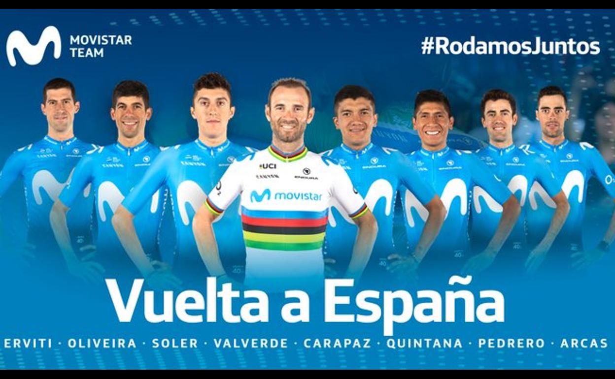 Quintana, Valverde y Carapaz, tridente de Movistar para la Vuelta