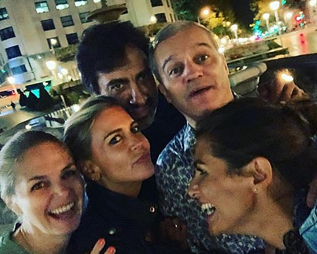 De izquierda a derecha, Genoveva Casanova, Patricia Cerezo, Juan del Val, Ramón García y Nuria Roca.