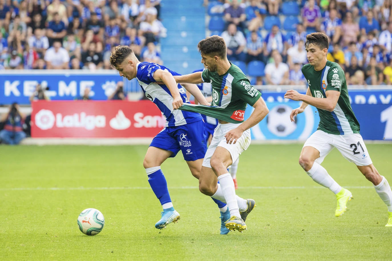 Las mejores fotos del encuentro de la segunda jornada de LaLiga disputado en el estadio de Mendizorroza