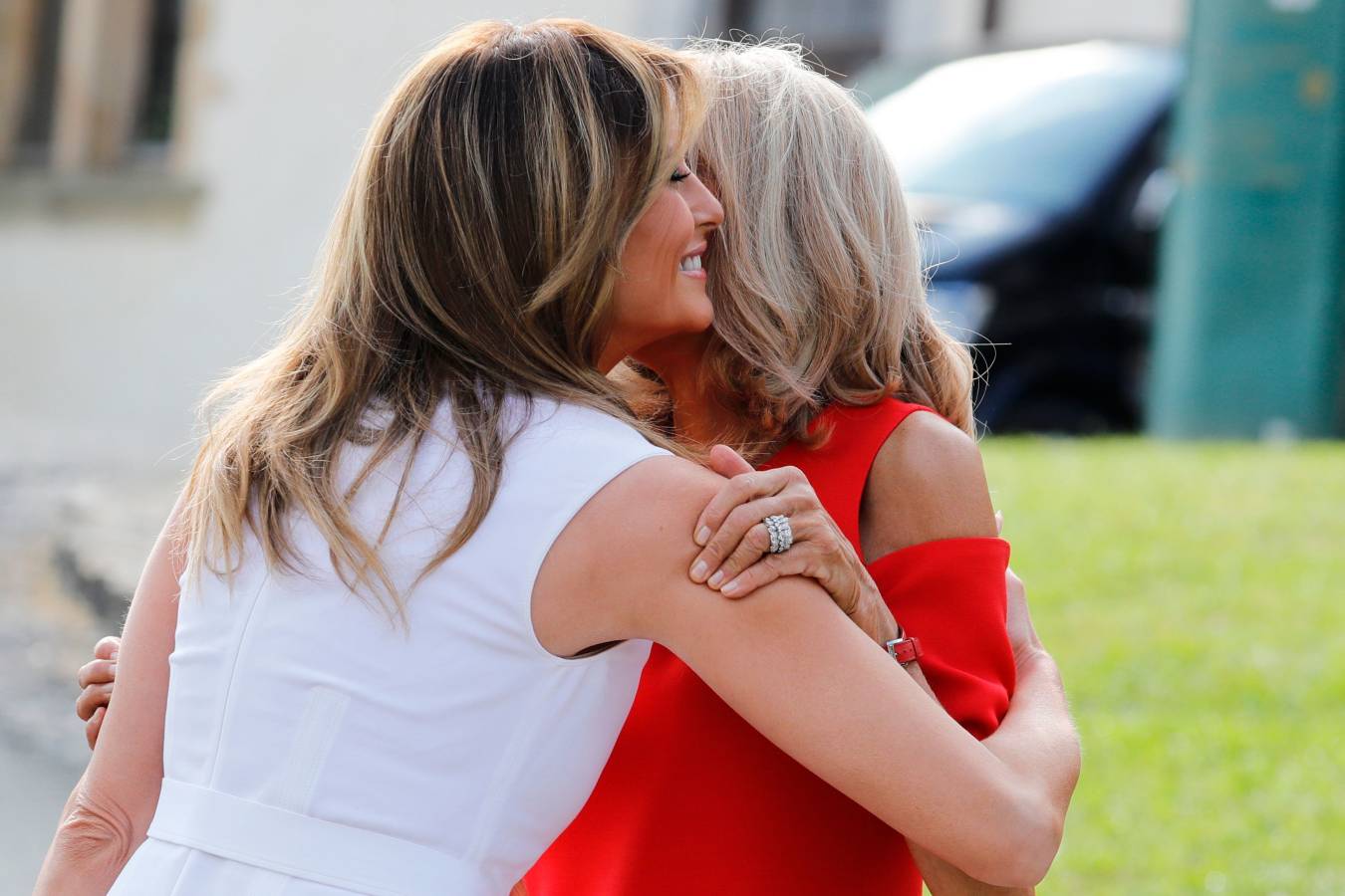 Fotos: Las primeras damas, a ritmo de aurresku y pelota en Biarritz