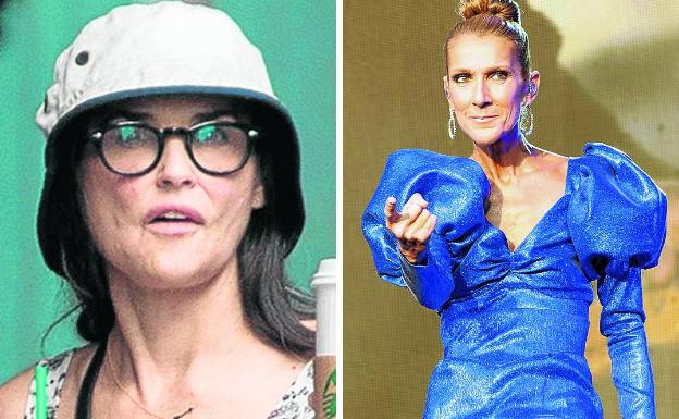 Demi Moore ha emprendido un giro radical a su atribulada vida. A la derecha, Celine Dion, que inquieta a sus seguidores por su extrema delgadez.