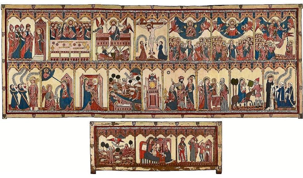 Retablo original de Quejana.