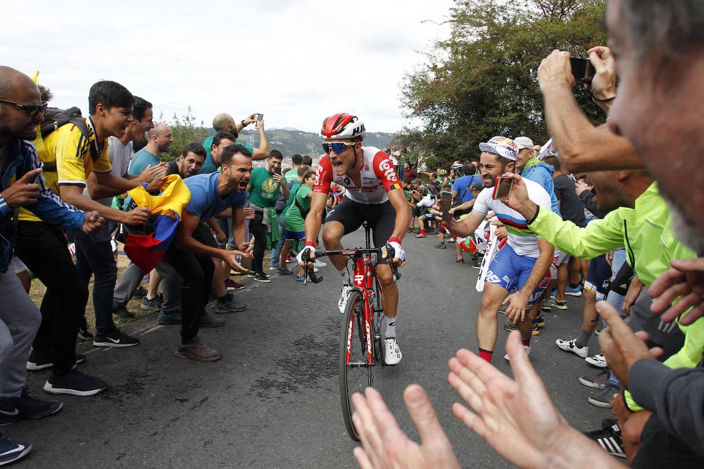 El alto vizcaíno es uno de los protagonistas de la etapa que termina en Bilbao 