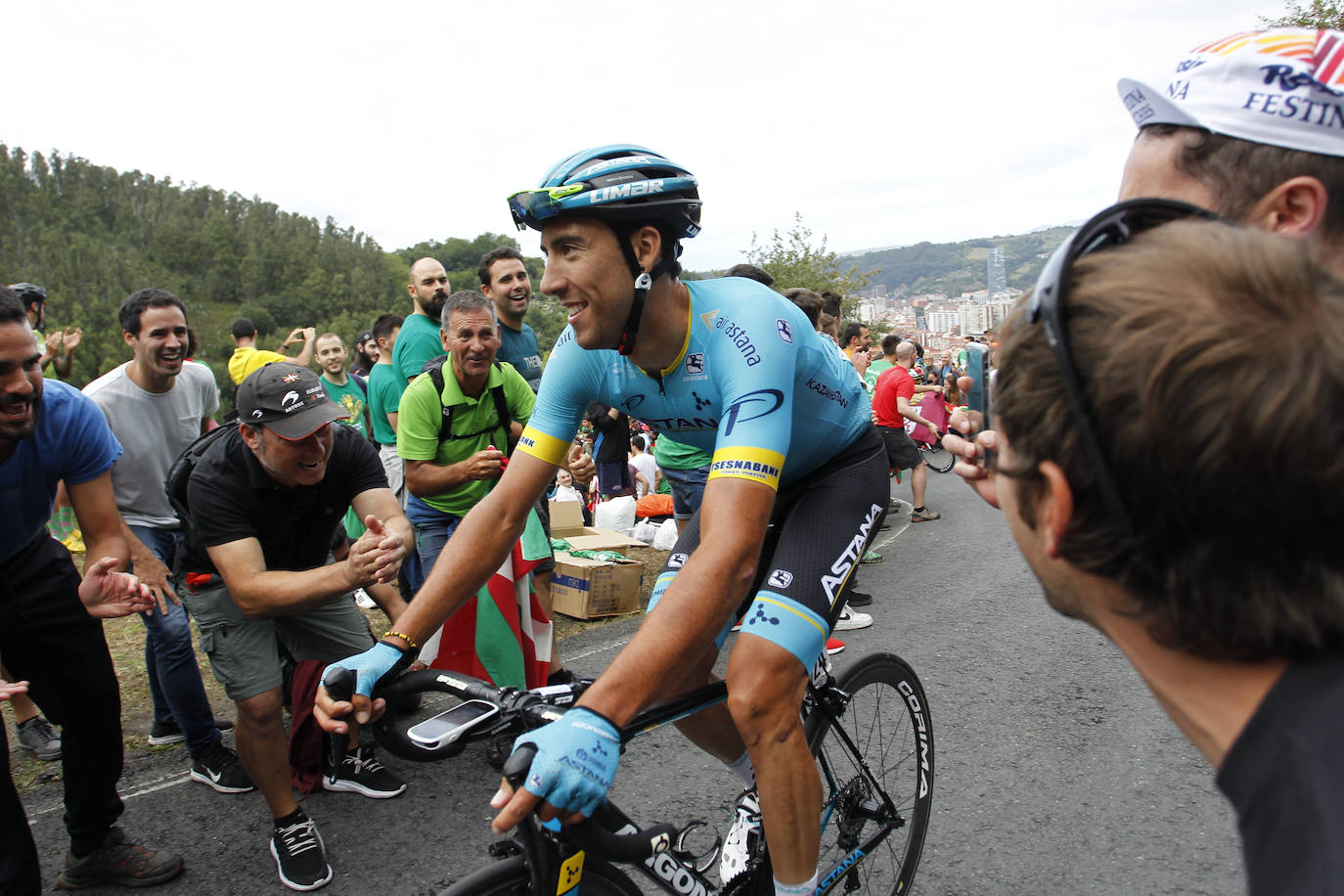 El alto vizcaíno es uno de los protagonistas de la etapa que termina en Bilbao 