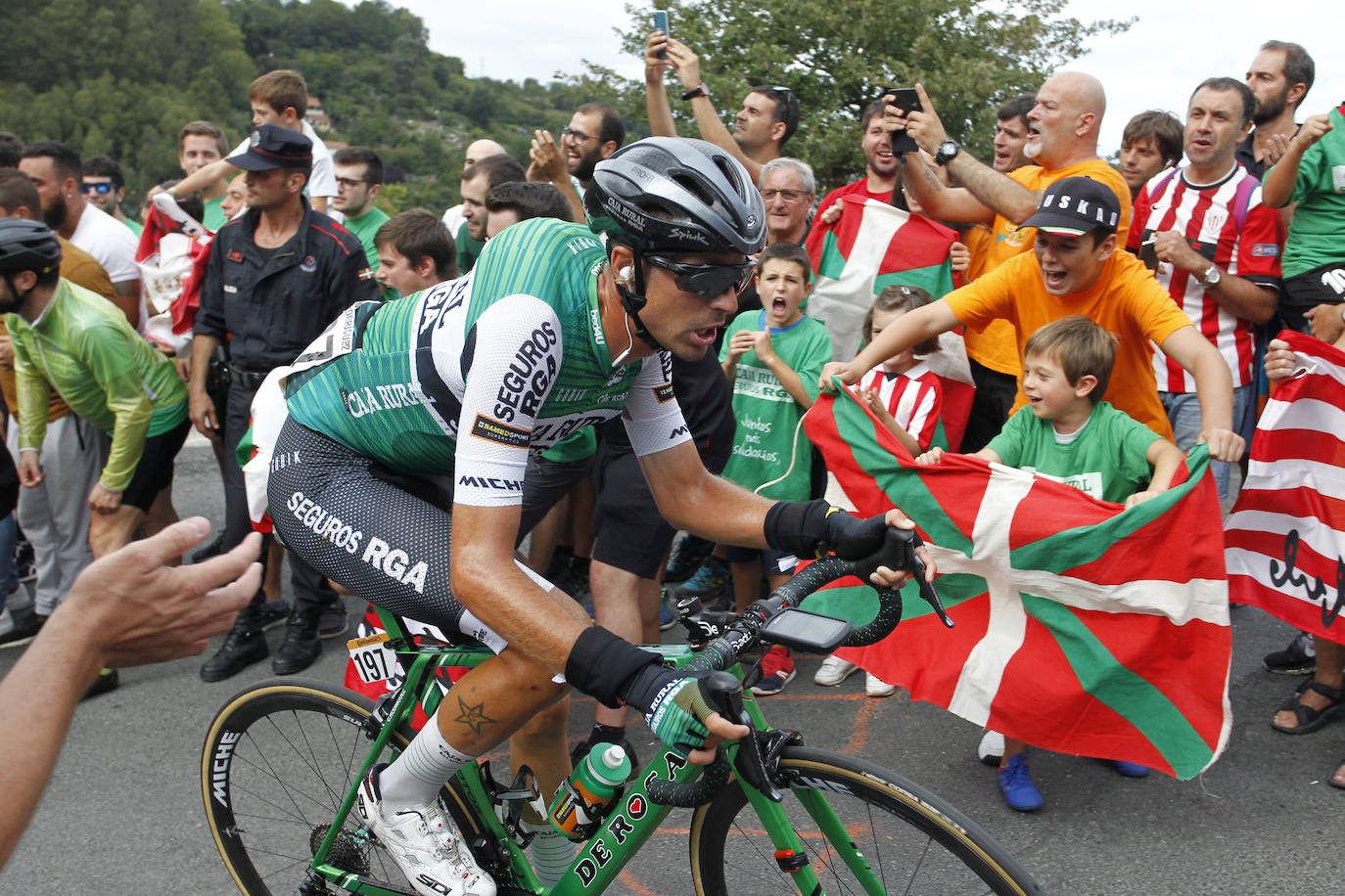 El alto vizcaíno es uno de los protagonistas de la etapa que termina en Bilbao 