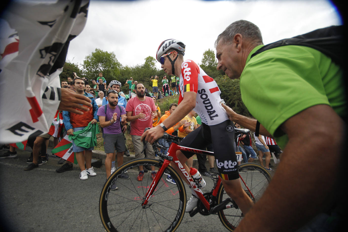 El alto vizcaíno es uno de los protagonistas de la etapa que termina en Bilbao 