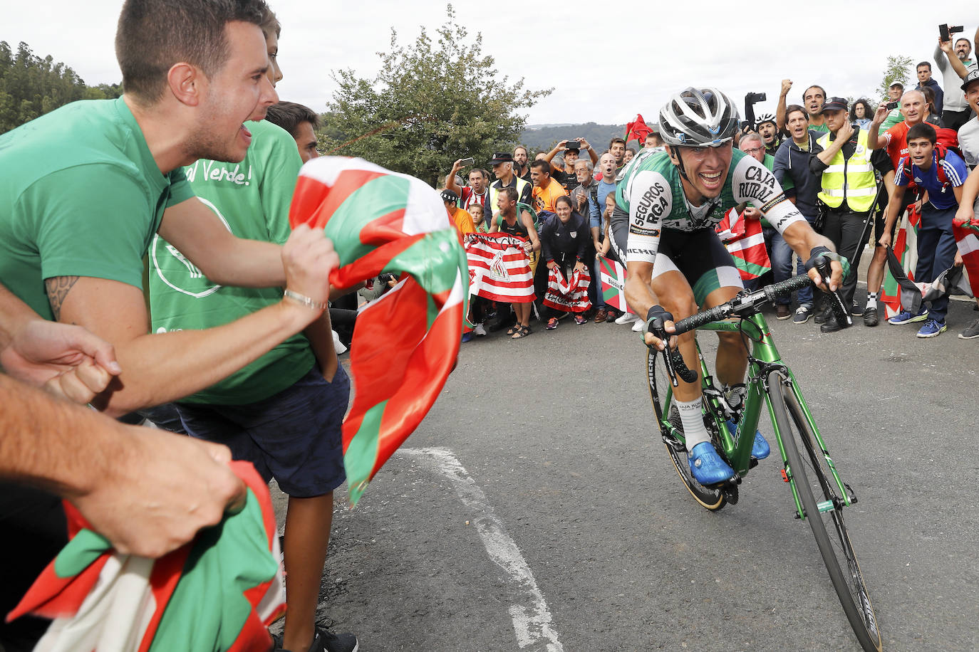 El alto vizcaíno es uno de los protagonistas de la etapa que termina en Bilbao 