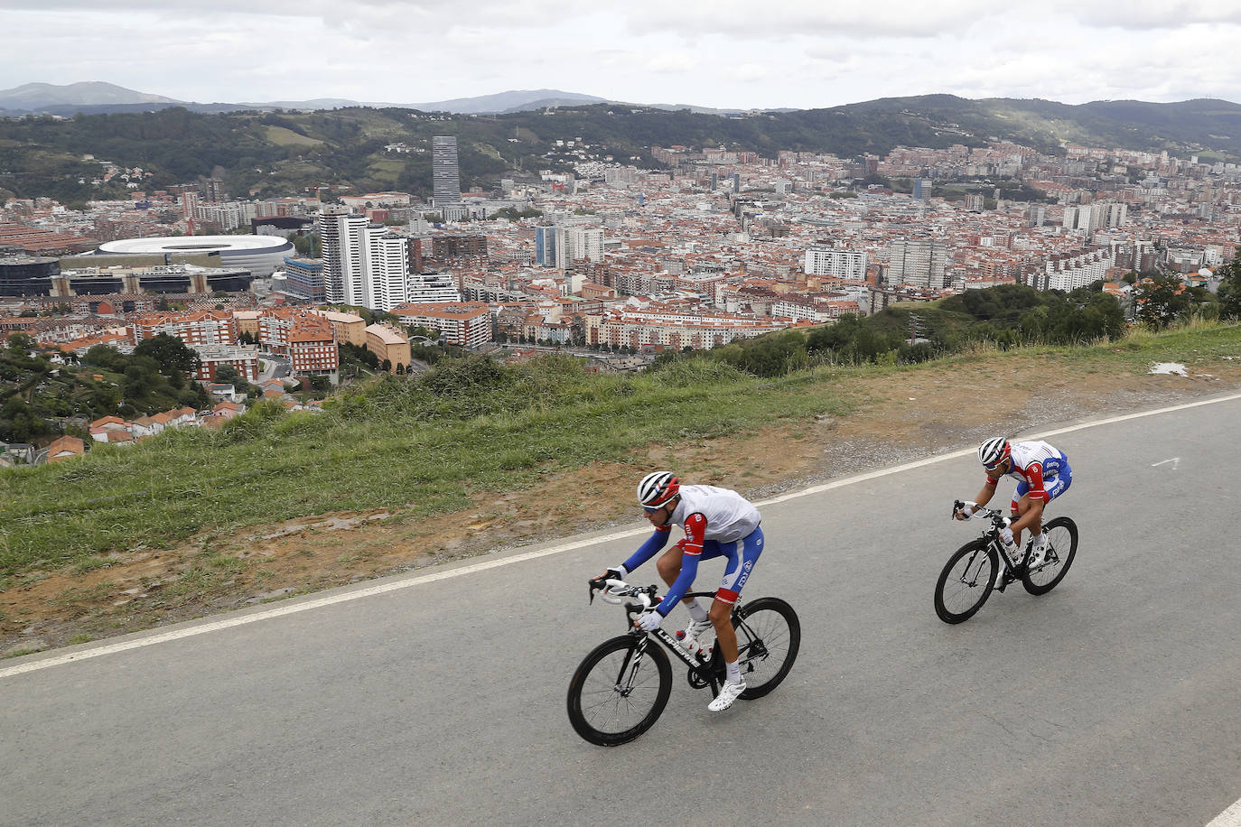 El alto vizcaíno es uno de los protagonistas de la etapa que termina en Bilbao 