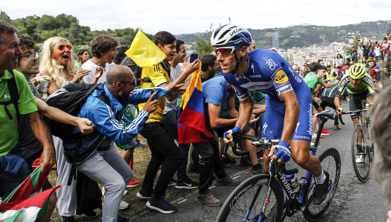 El alto vizcaíno es uno de los protagonistas de la etapa que termina en Bilbao 