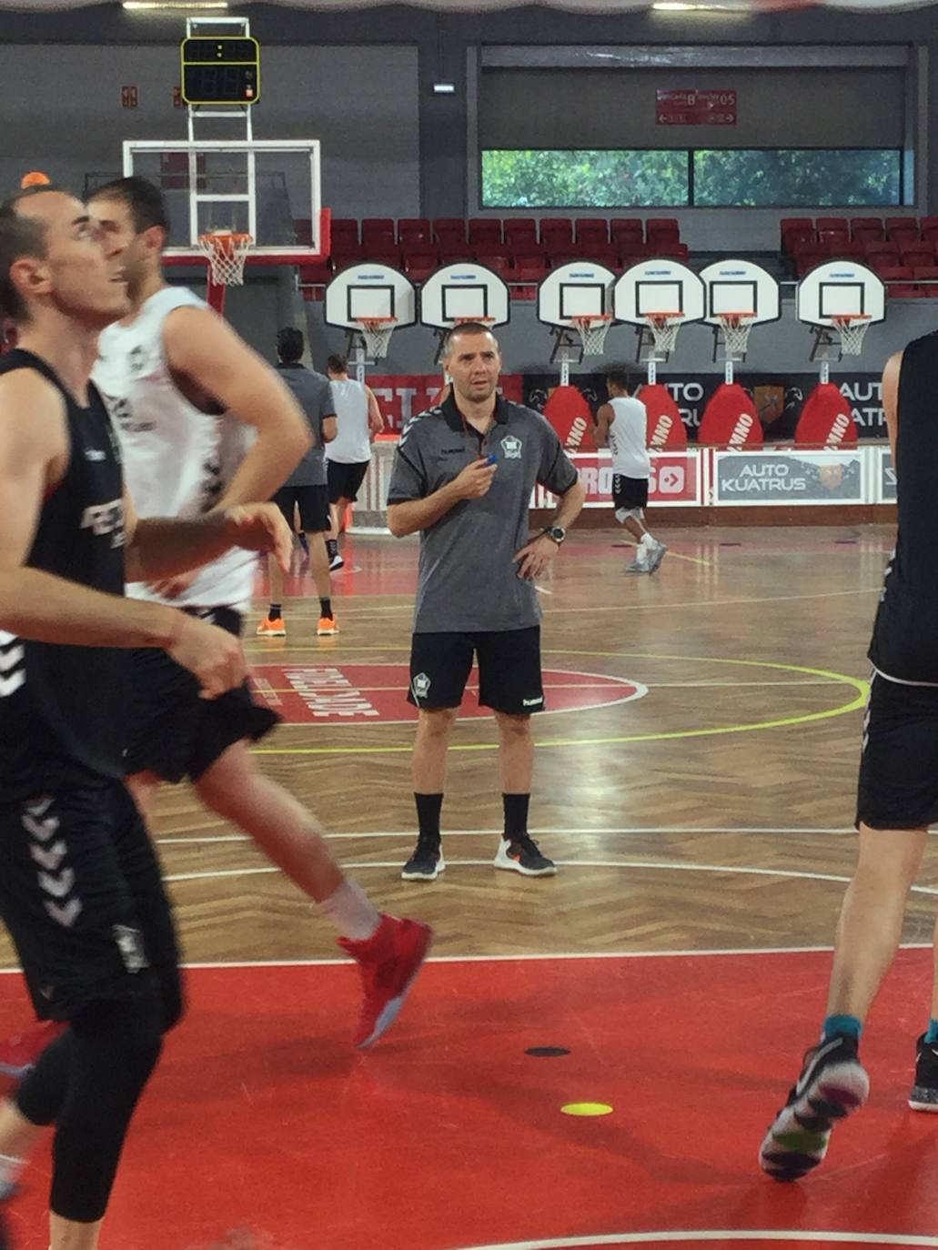 El de Santutxu, en otro momento del entrenamiento.