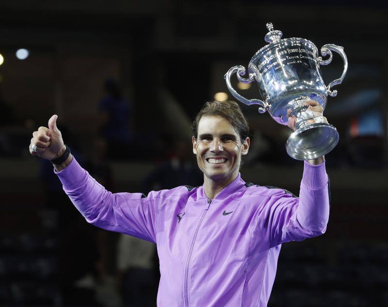 US Open 2019. Su último título llegó tras derrotar al ruso Medvedev.