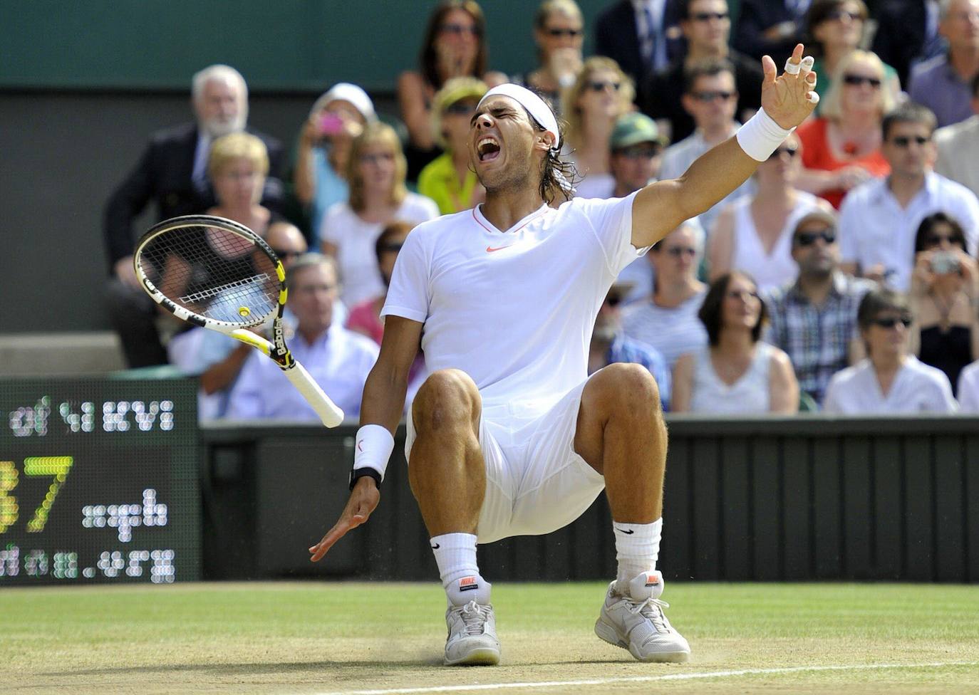 Wimbledon 2010. Su segundo trofeo en Londres fue ante Tomas Berdych.