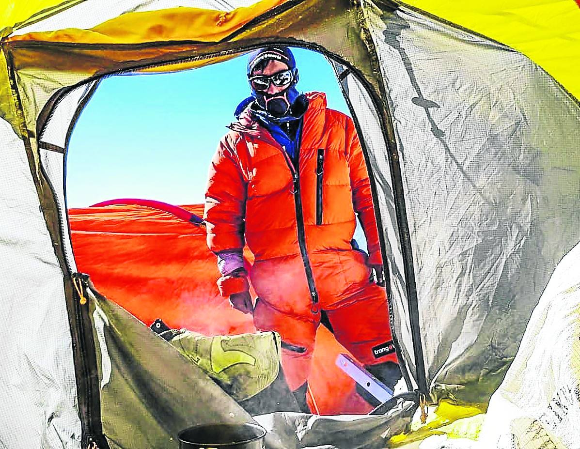 Alex Txikon cree que, a pesar de los resultados, está siendo un buen año para él. ::