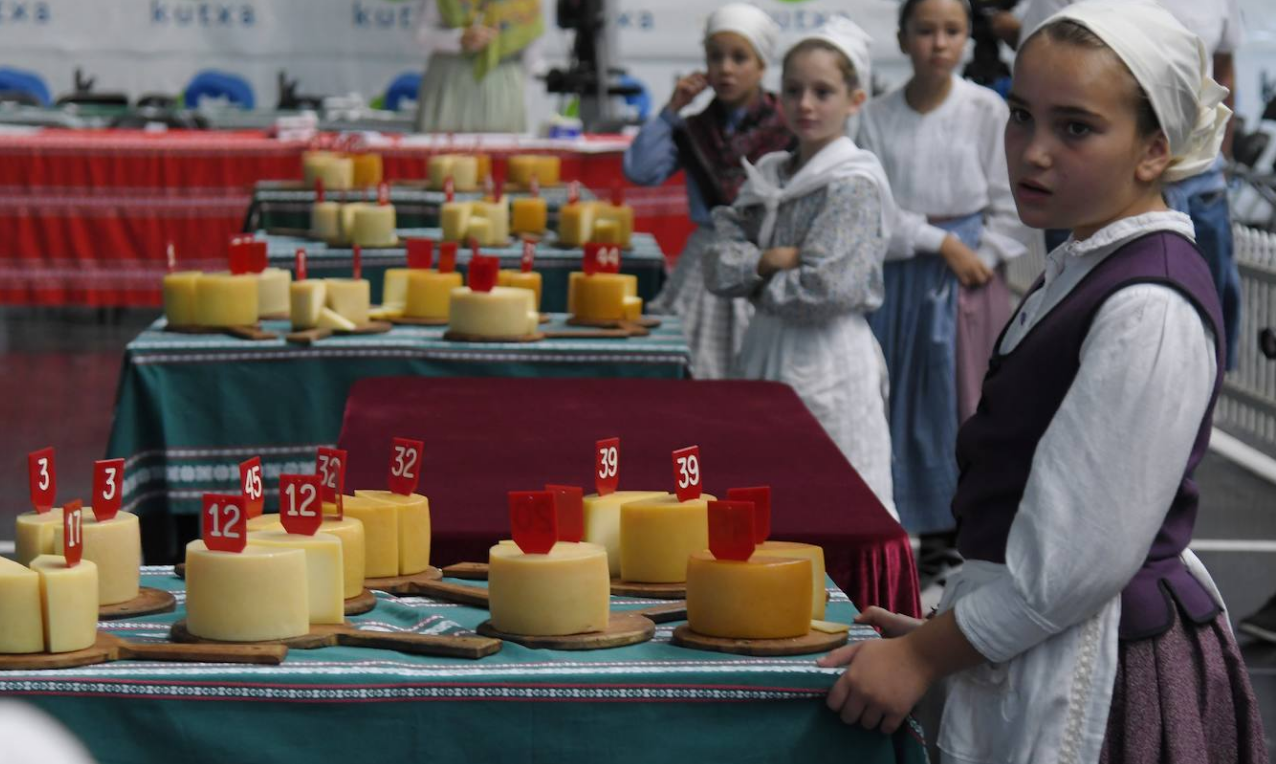 Los quesos de la Feria de Ordizia