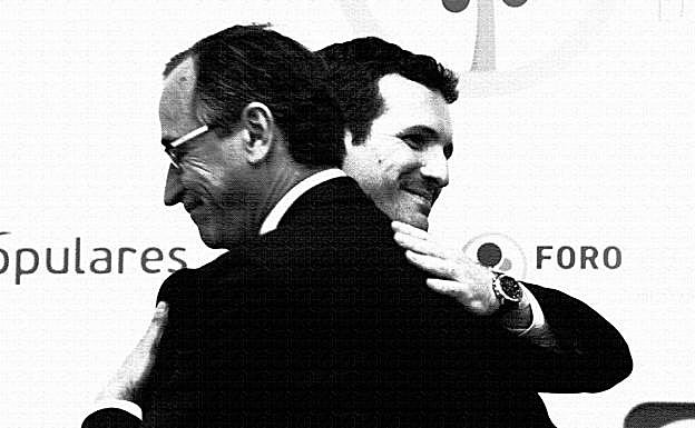 Pablo Casado y Alfonso Alonso en un foro.