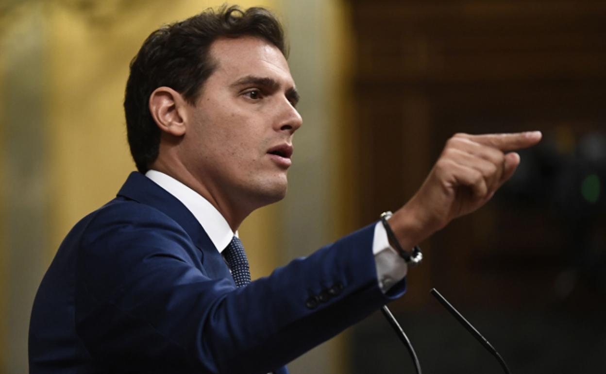 El líder de Ciudadanos, Albert Rivera. 