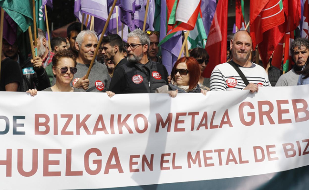 La falta de avances sobre el convenio aboca al metal de Bizkaia a otra huelga