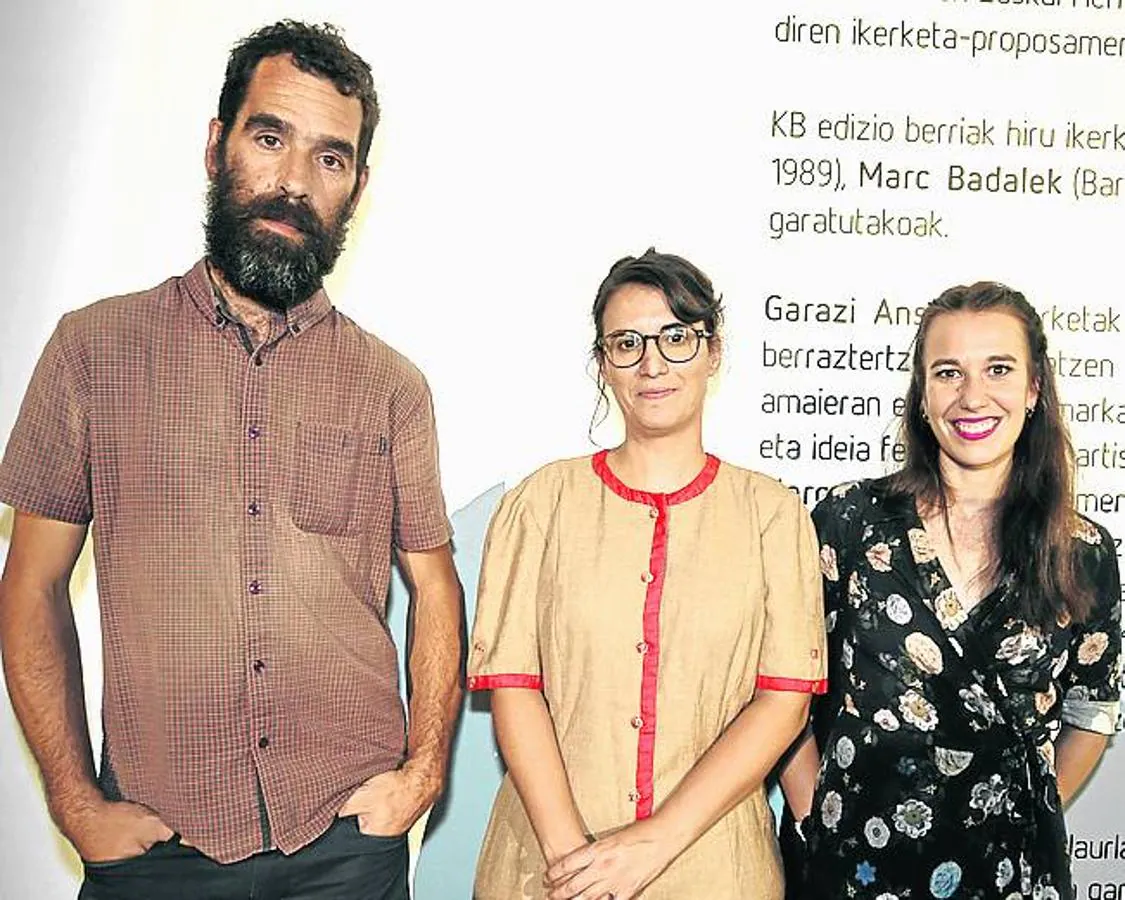 Marc Badal, Laura Vallés y Garazi Ansa. 