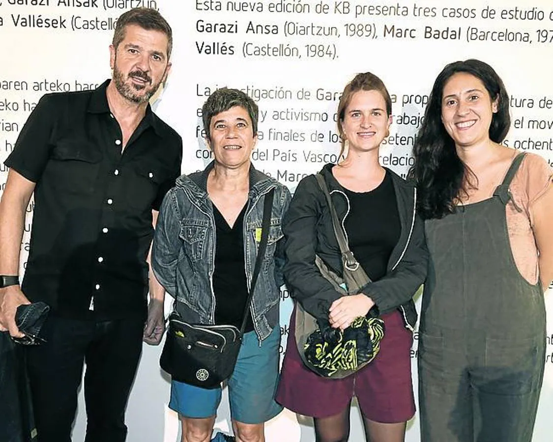 Óscar Gómez, Espe López, Munts Brunet y María Macías. 