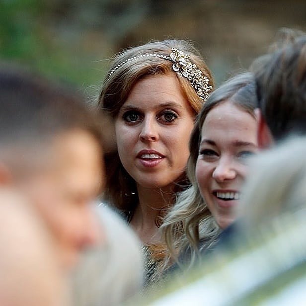 Beatriz de York, con un diseño de la propia novia, en la boda de Misha Nonoo y Michael Hess.