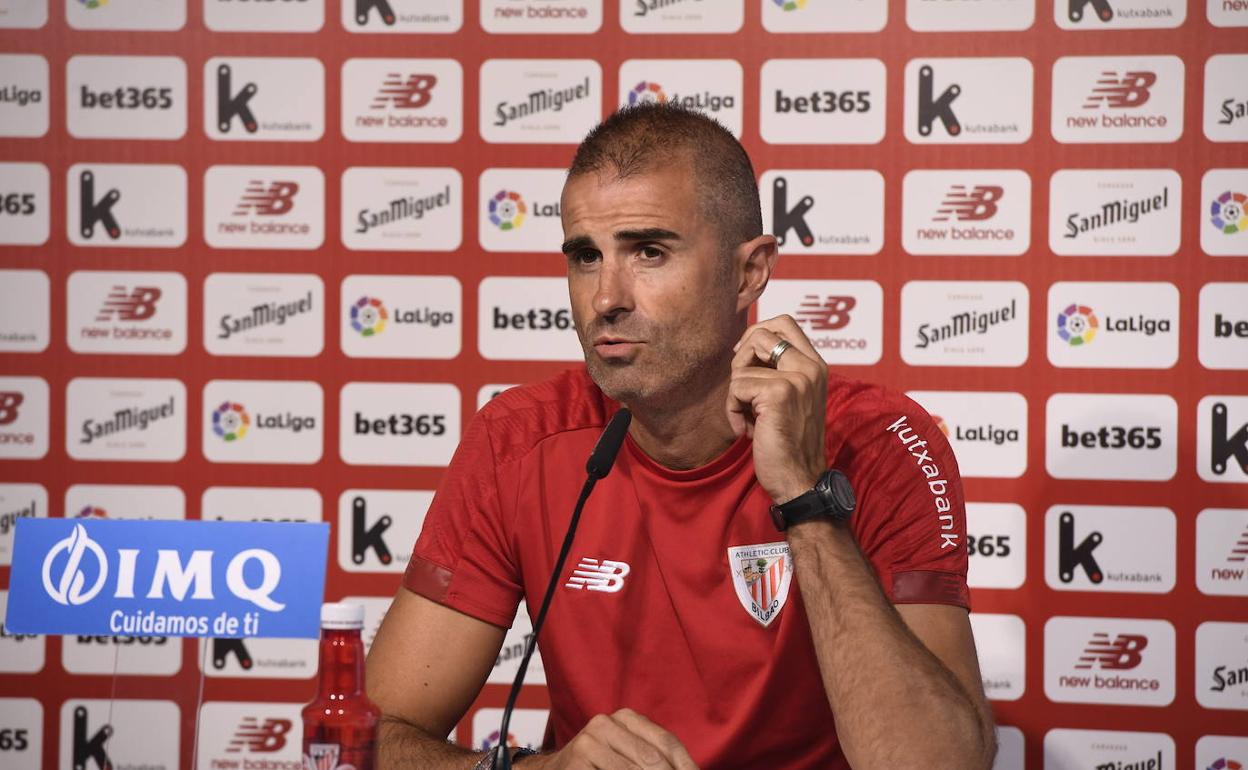 Gaizka Garitano espera mantener la buena racha en Butarque. 