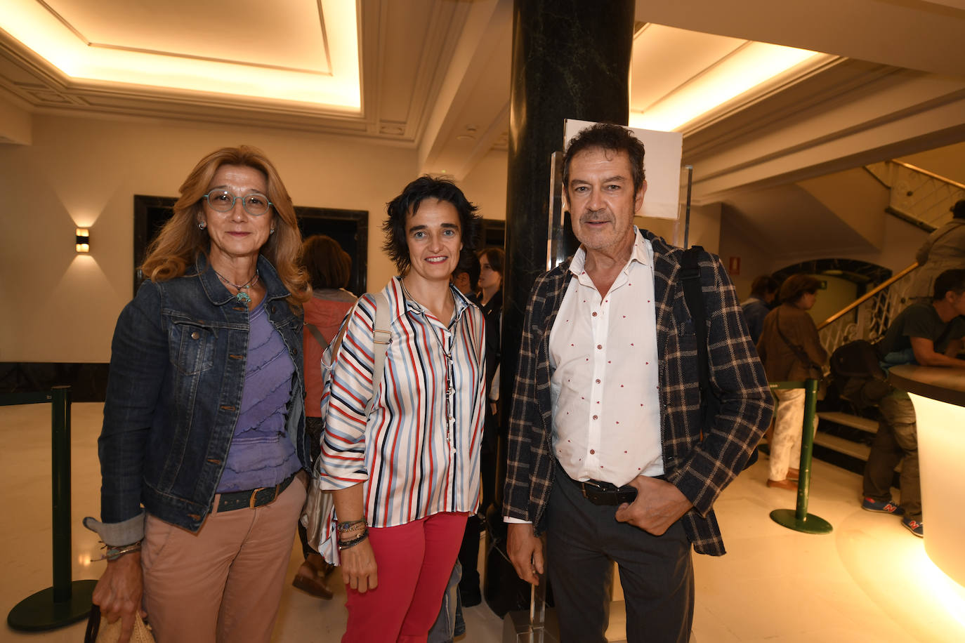 Nati Esquiu, Ana Arenaza y Javier Ibarrola. 