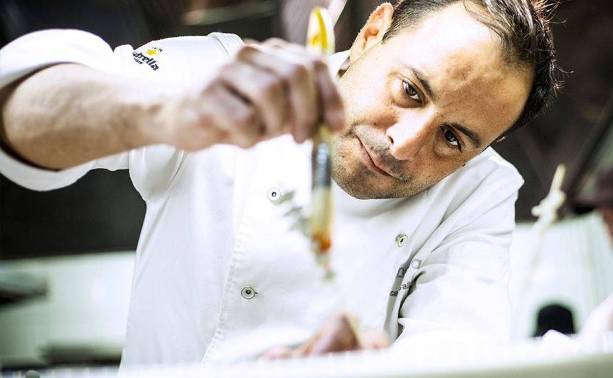 Oscar Calleja, cocinero del restaurante Annua de San Vicente de la Barquera