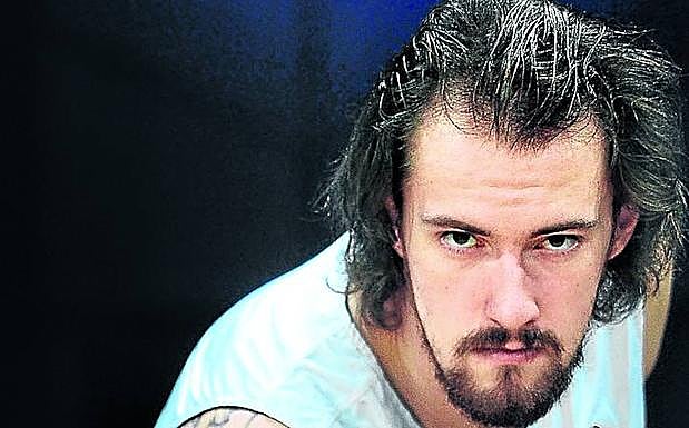 Ondrej Balvin, ayer en el pabellón de Miribilla.