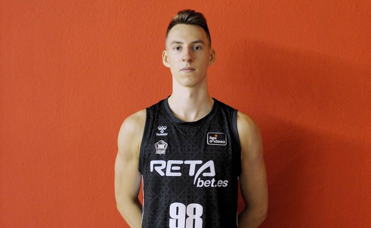 El pívot lituano del Bilbao Basket Arnoldas Kulboka.