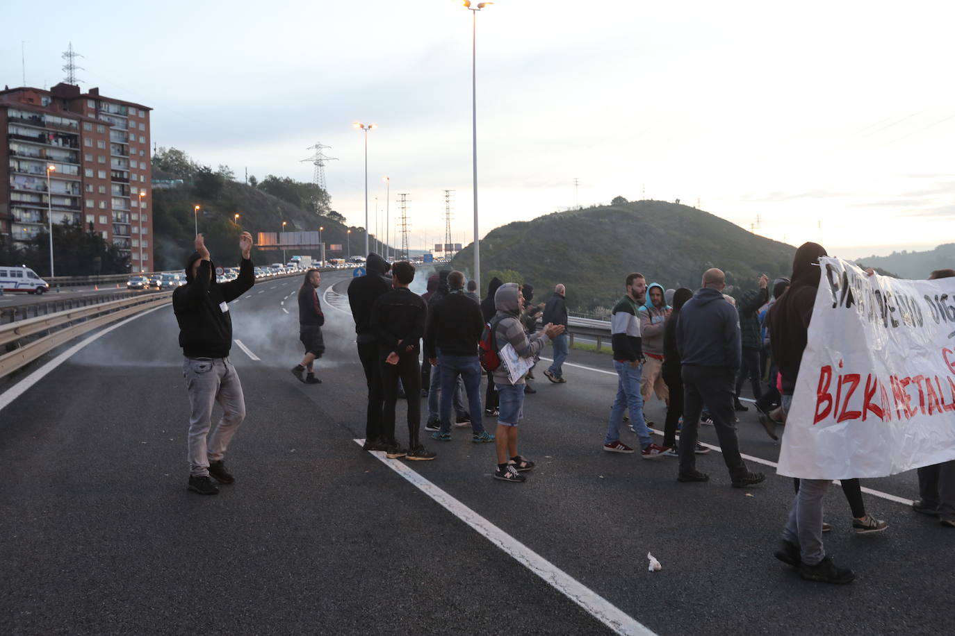 Fotos: Protestas en Barakaldo por la huelga del metal