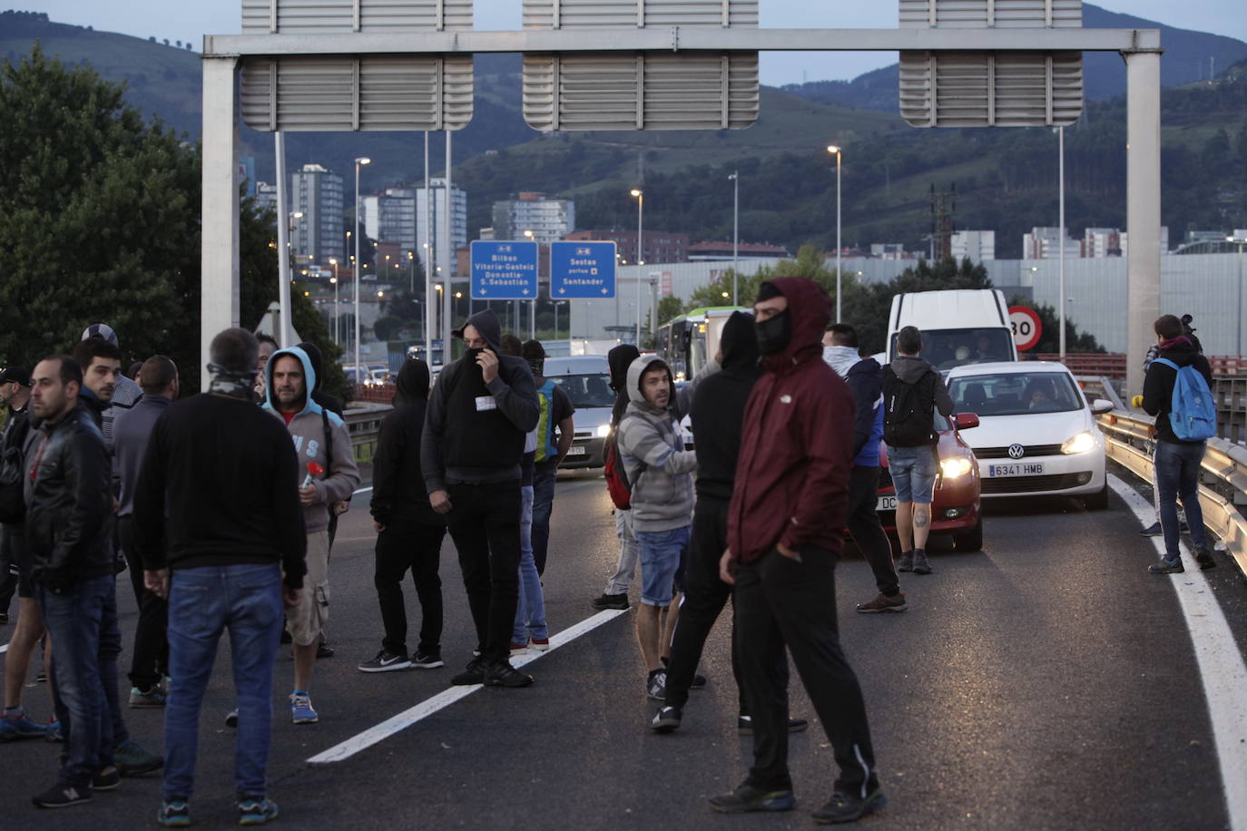 Fotos: Protestas en Barakaldo por la huelga del metal