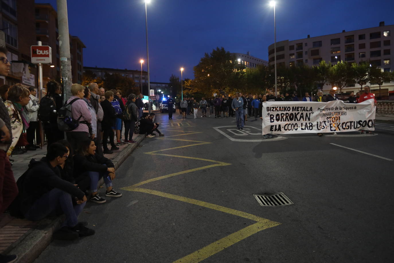 Fotos: Protestas en Barakaldo por la huelga del metal