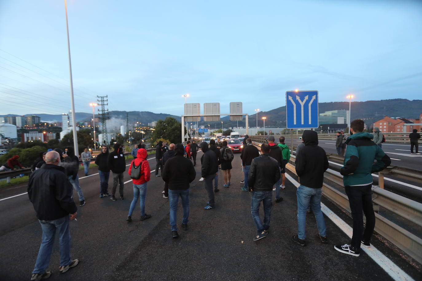 Fotos: Protestas en Barakaldo por la huelga del metal