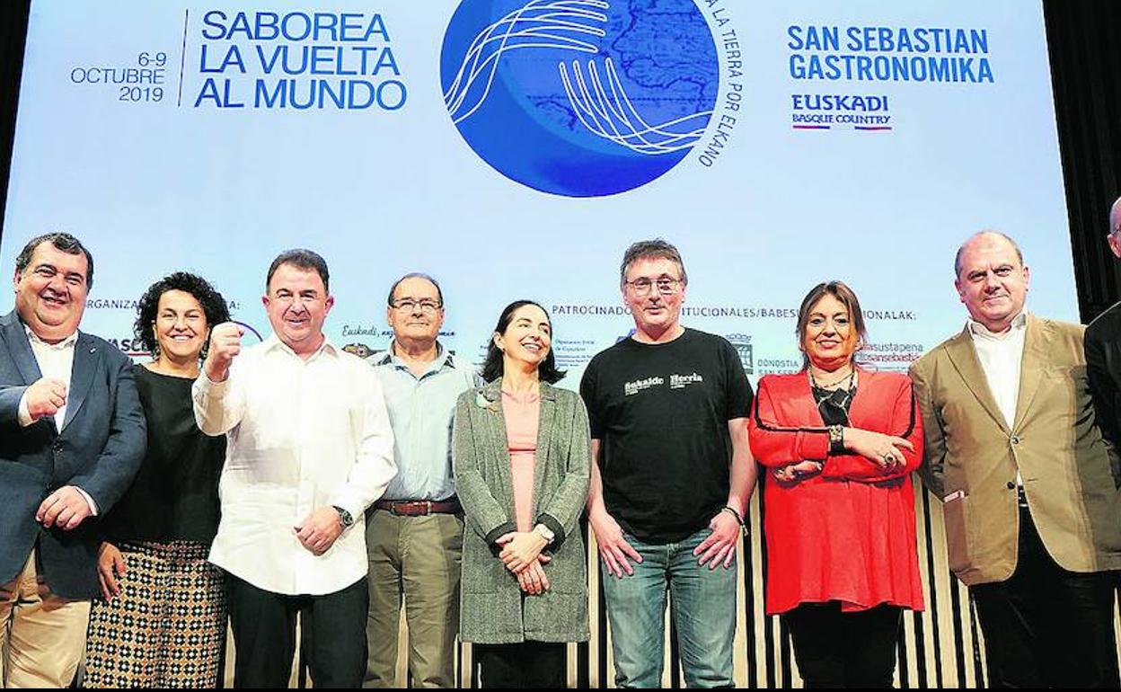 Joxe Mari Aizega, Ernesto Gasco, Ainhoa Aizpuru, Martín Berasategui, Hilario Arbelaitz, Elena Arzak, Andoni Luis Aduriz, Roser Torras, Benjamín Lana y Leandro Azkue. 