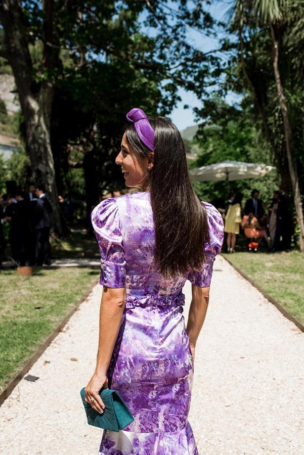 Laura Las Hayas, getxotarra de 27 años, causó sensación con un sofisticado diseño firmado por el modisto vizcaíno Eder Aurre
