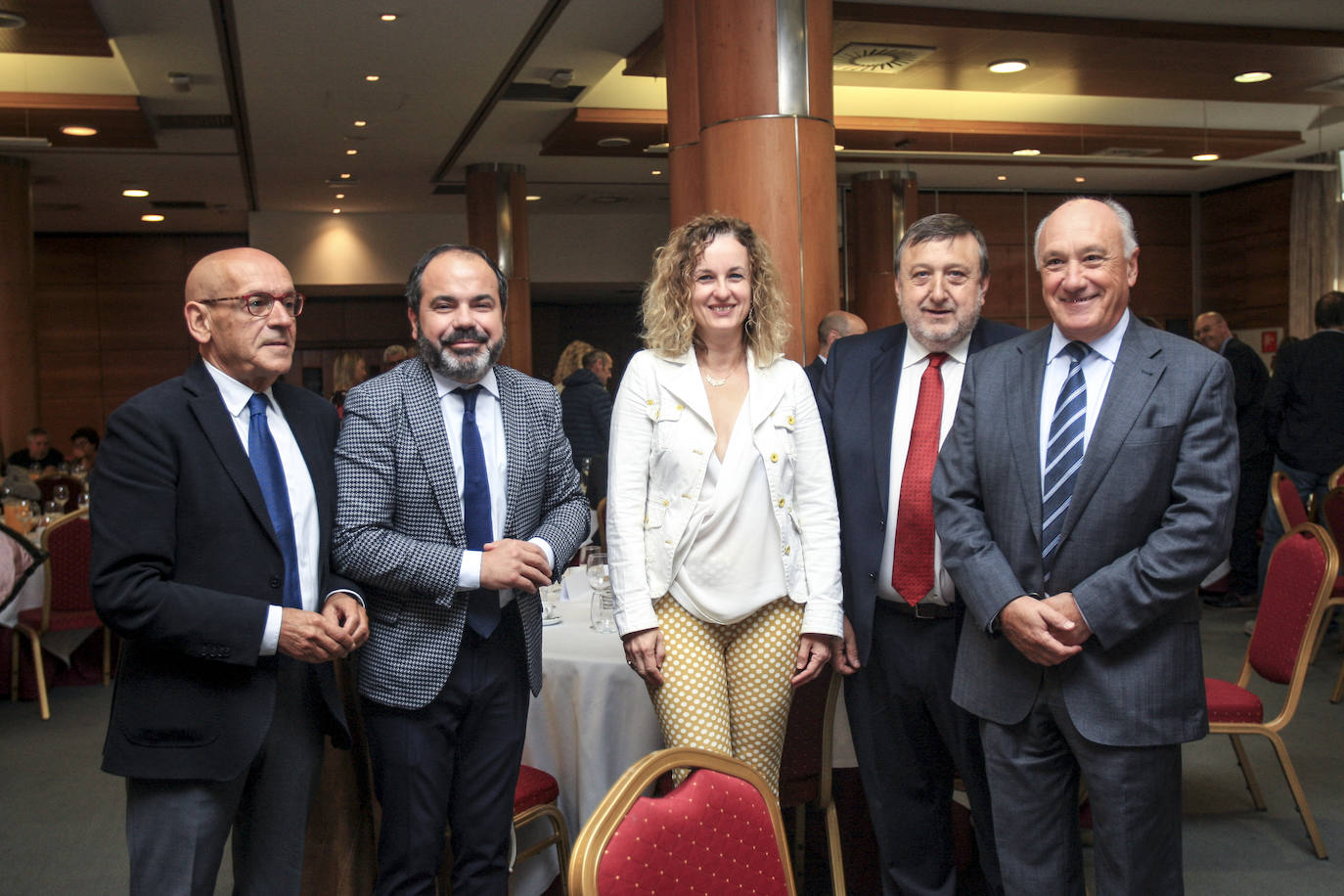 Gregorio Rojo, Pascal Gómez, Cristina González, José Antonio Suso y Josu Sánchez.