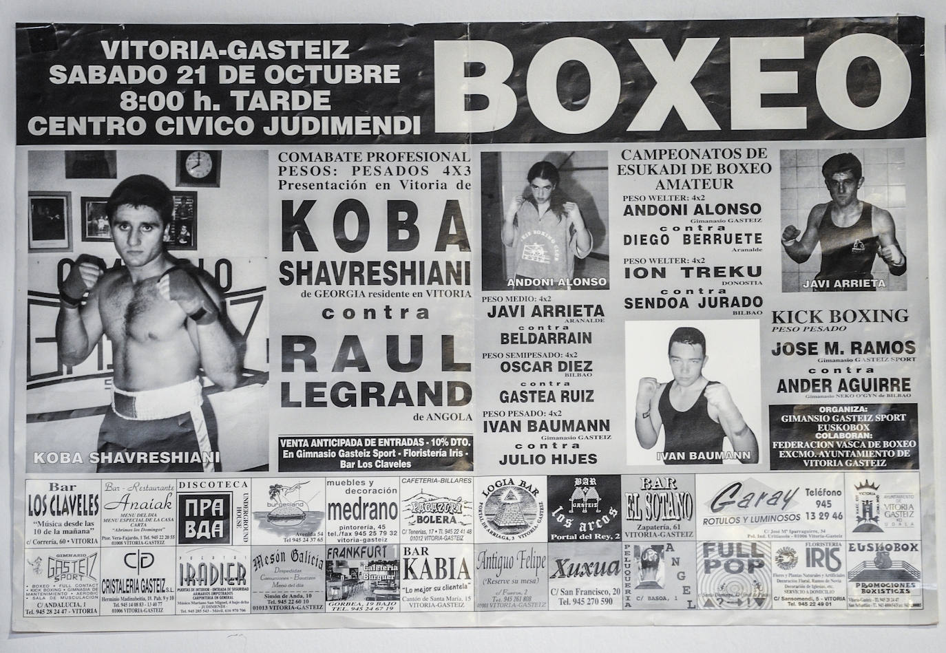 Con puño de hierro y guante de cuero, el gimnasio de Andoni Alonso, que no desentonaría para nada en Brooklyn, es el gran templo de los devotos del boxeo en Vitoria