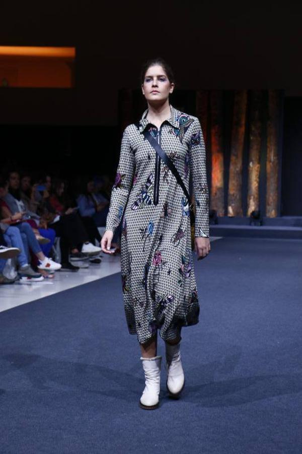 Algunas de las propuestas de La Couture, Atelier Vitoria y Ríos Moda que desfilaron por la Pasarela Gasteiz On. Ríos mostró también moda urbana.