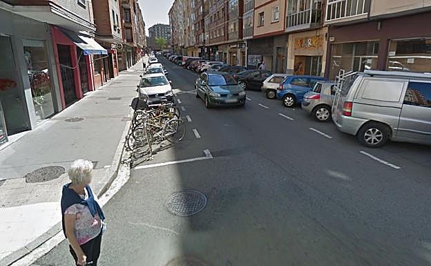 Vista de la calle Benito Guinea, en Judimendi. 