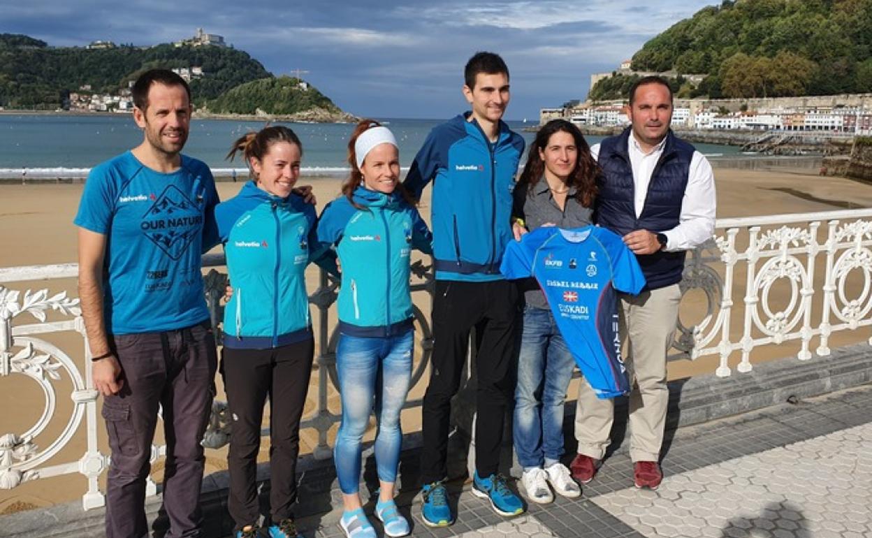 Munduko Kopako finalean parte hartuko duten bost korrikalariak.